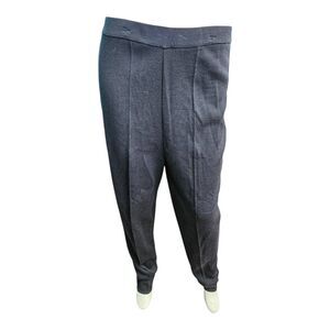Lecomte Blue Italian Wool Pants Womens Size Large NEW WITH TAGS